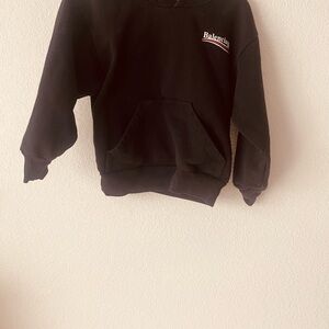 Authentic Balenciaga Black Sweatshirt with Logo